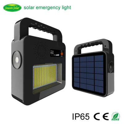 Nuova lampada di emergenza portatile per esterni/interni con aggancio USB ricaricabile Lanterna solare a LED per illuminazione da campeggio