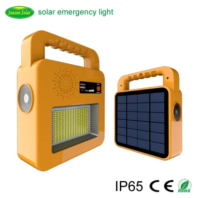 Nuova lampada di emergenza portatile per esterni/interni con aggancio USB ricaricabile Lanterna solare a LED per illuminazione da campeggio