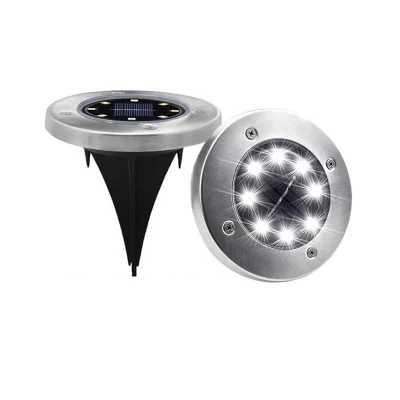  Lanterna LED luminosa lampada solare per esterni lampada da appiglio Giardino prato Paesaggio luce, lampada da appiglio LED solare cavo acciaio inossidabile Arte Lanterna a LED solare