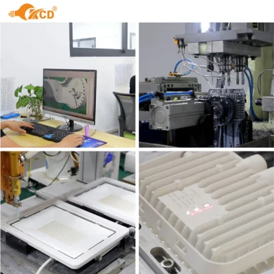 Sensore di movimento per esterni con protezione da stadio, LED a luce bianca calda IP66 da 100 W. Proiettore solare con telecomando