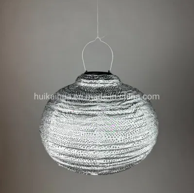 Decorazione domestica e del giardino Hanging uso esterno impermeabile Tyvek Solar Lampada a LED a LED alimentata Lanterna