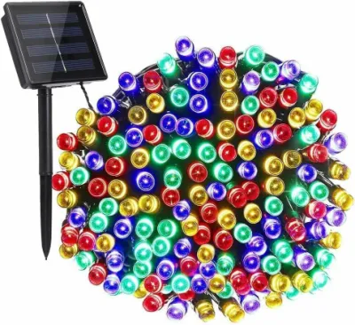 LED verde a energia solare 400 String Fairy Tree Light per Festa nuziale all&prime;aperto di Natale