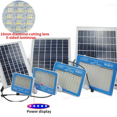  200 watt 300 400 W 500 W portatile automatico esterno migliore energia solare Lampada da strada a LED da giardino a potenza elevata da parete Solar Proiettore