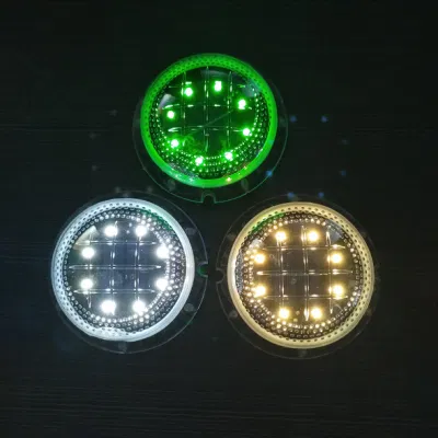 Spot da esterno IP68 a LED solare RGB ad alimentazione orizzontale Per Garden Ground Lawn Walkway