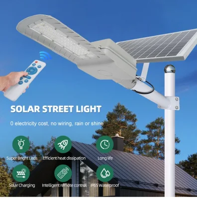 Prezzo all&prime;ingrosso 300W 400W 500W 600W Outdoor Deck Energy Risparmio di energia elettrica proiettore sensore di movimento strada batteria Garden Wall LED Camping Solar Street Lamp
