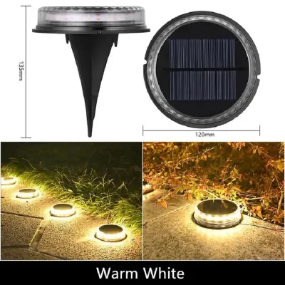 Lampada a LED Holiday Light pannello solare illuminazione esterna Street Deck Lampada per sottoterra