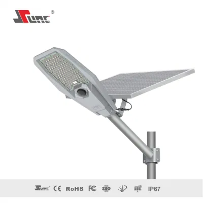  Sunc LED 200 W 300 W 400 W 600 W, fabbrica privata di alluminio Hot Sell IP65 Outdoor CE/FCC risparmio energetico diretto solare Luce stradale con sensore di movimento