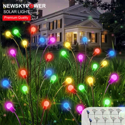 Giardino Paesaggio piante Flower Decorative 4 Pack 32 Globes LED Luce solare Firefly
