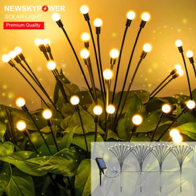  Giardino Paesaggio piante Flower Decorative 4 Pack 32 Globes LED Luce solare Firefly