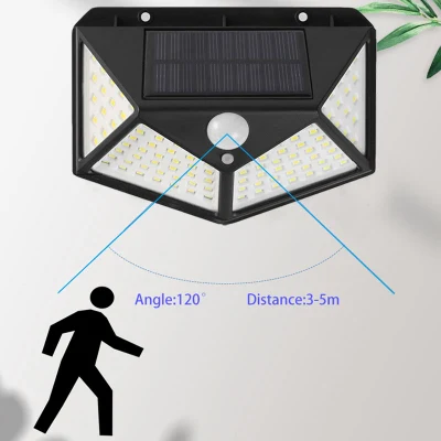 Visualizza immagini più grandi Aggiungi a Comparesharehigh qualità Prezzo basso Outdoor Solar Lampada da giardino alimentata a 100 LED impermeabile sensore di movimento parete solare Luci da giardino