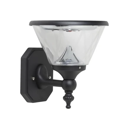 Lampade solari a LED per esterni a parete per esterni con indicatore di direzione orizzontale
