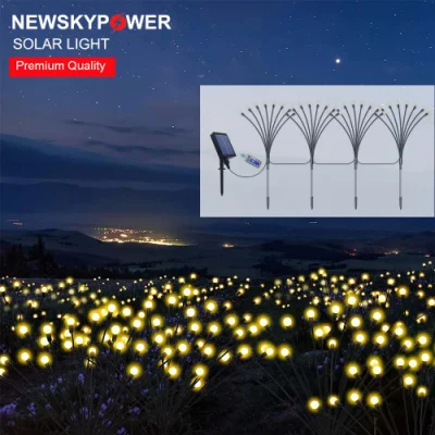 Giardino Paesaggio piante Flower Decorative 4 Pack 32 Globes LED Luce solare Firefly