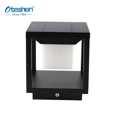  Sensore di movimento Garden 3W impermeabile IP65 Square Solar Luce del montante di recinzione