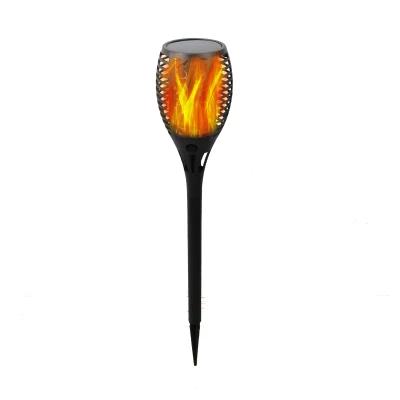  Fabbrica Commercio all&prime;ingrosso Garden Ground Plug Solar LED Flame Lights