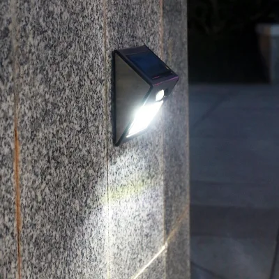  Sensore corpo umano energia solare sicurezza luce da parete percorso COB Lampada LED
