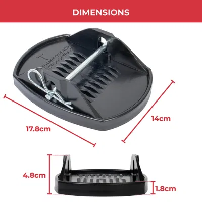 Jack pad stabilizzatore in plastica per GT-23p prodotto in Cina