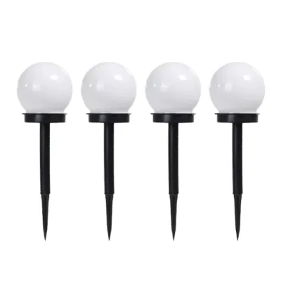  Impianto di alimentazione diretta illuminazione decorativa esterna cortile prato sferico terreno Lampada solare LED lampada rotonda da giardino
