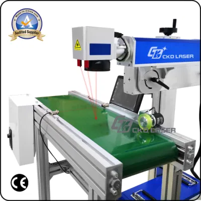  Marcatore laser a fibra volante per cavi in PE HDPE PVC Marcatura in plastica
