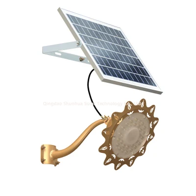  LED sensore di movimento luce solare da parete a energia solare forma di lanterna Spia antifurto