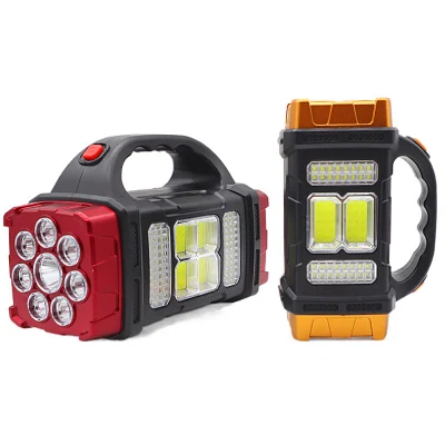 Prezzo conveniente pannello solare ricaricabile Power Bank Spotlight Flashlight