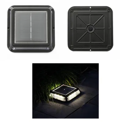 Luci solari da terra, 8 luci LED per percorsi solari, luci a disco per esterni, luci impermeabili a terra per vialetto del marciapiede del patio Lawn Yard