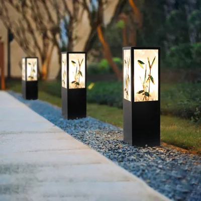Luci solari per passerella da giardino - illuminazione a LED per esterni