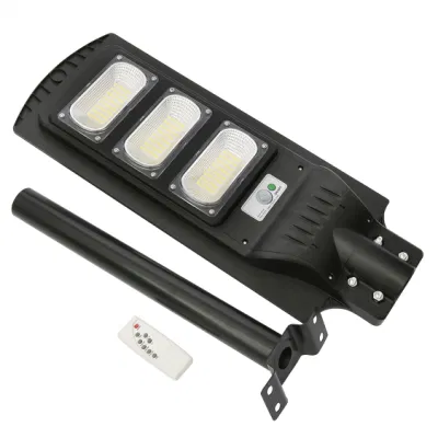 Miglior prezzo lampada solare a LED per esterni da 150 W con sensore per interni Luci solari da strada all-in-one