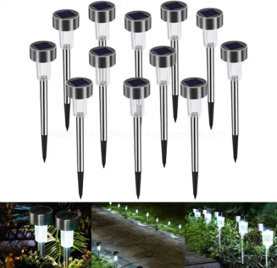  Luci solari da giardino automatiche per esterni, LED luce solare per vialetti, patio, Yard, prato, vialetto, Grado di protezione IP65