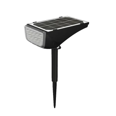 Lampada da prato regolabile LED COB 5 W pin di messa a terra solare Luce da giardino