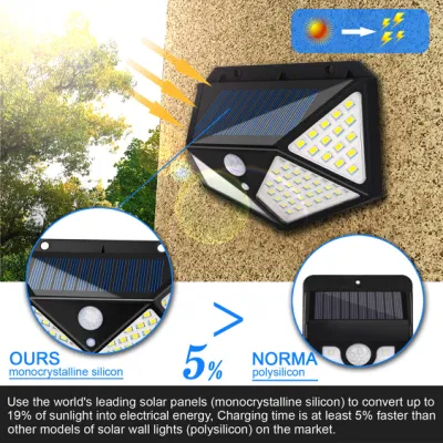 Illuminazione da giardino multifunzionale per esterni luce LED solare luce solare luce solare luce solare alimentata luce solare Con sensore di movimento