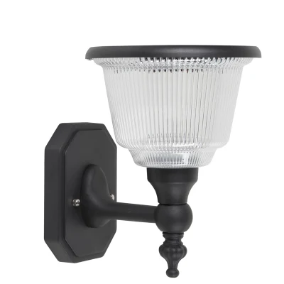 Lampade solari a LED per esterni a parete per esterni con indicatore di direzione orizzontale