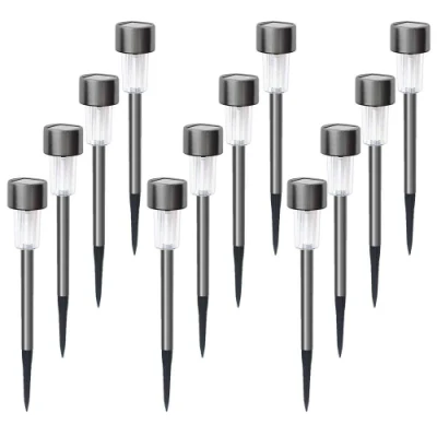  Giardino Paesaggio illuminazione percorso solare Stair LED Solar Step Fence Leggero