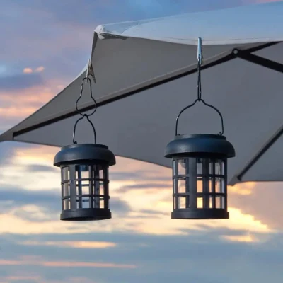 Giardino Yard decorazione Stand Hanging Lanterna LED solare