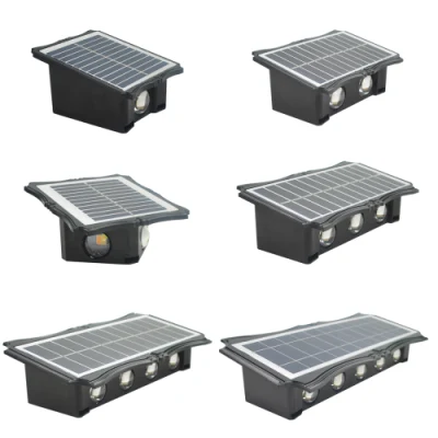 Lampada da parete LED Portico esterno lampada da parete impermeabile Giardino solare Leggero
