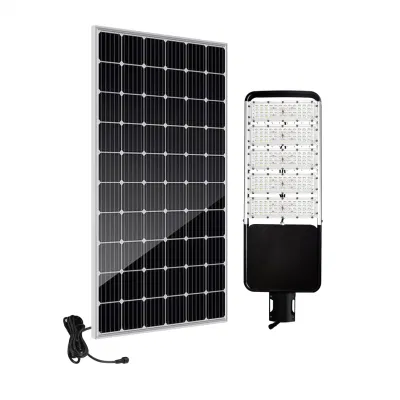 All-in-out in due IP66 80 W 100 W impermeabile al tramonto Dawn pannello solare PV proiettore alimentato a energia LED TVCC per esterni Luce stradale/da giardino/stradale con batteria al litio