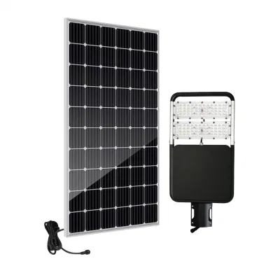 All-in-out in due IP66 80 W 100 W impermeabile al tramonto Dawn pannello solare PV proiettore alimentato a energia LED TVCC per esterni Luce stradale/da giardino/stradale con batteria al litio