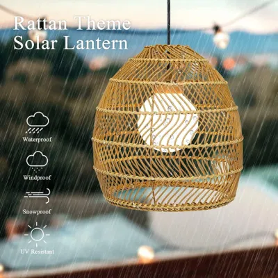 Lampadario a braccio delle Lanterne a luce solare per il patio del portico Gazebo