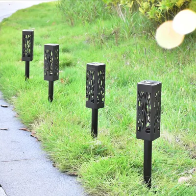 2023 Nuova torcia da giardino solare Fickering per cortile esterno Patio percorso