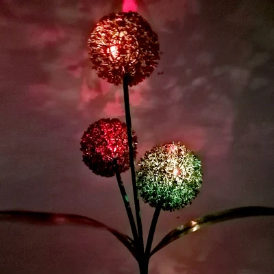 Caldo bianco fiore Natale LED stringa luce solare alimentato Fairy Luce per la festa di casa Giardino Natale Festival Ramadan Party Wedding Patio decorazione Garland