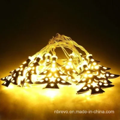  12 LED luce solare a corda metallica (RS1004)