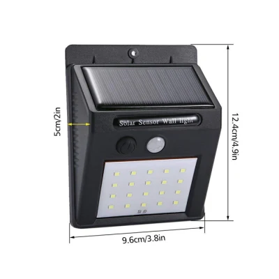  Goldmore11 20LED Garden Security Night Light impermeabile IPX5 a energia solare Luce sensore parete