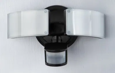 Luce di sicurezza ad arco solare a doppia testa con sensore di movimento PIR - 1000 lumen