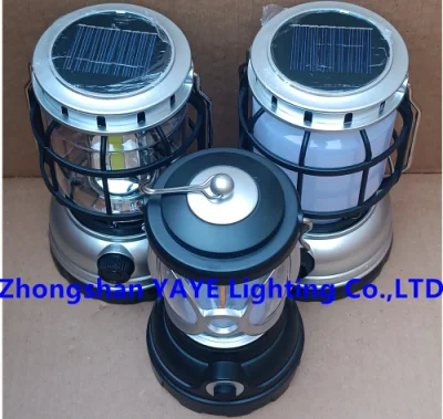 Yaye 2023 Hot Sell nuovo design 20W solare ad alta potenza Lampada da campeggio portatile a LED di emergenza 1000PZ. In stock/2 anni di garanzia Cina miglior fornitore di fabbrica solare