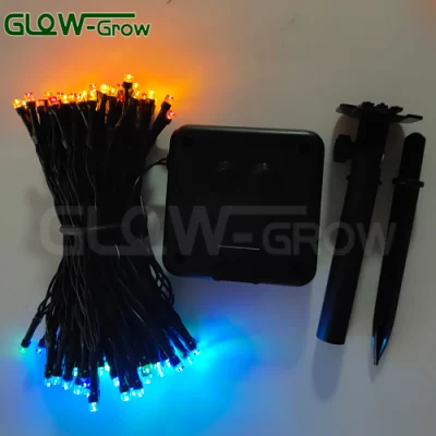 100LED 12m LED alimentato a energia solare Fairy Light Garland Light Natale String Light con 8 effetti modalità per Wedding Party Natale Albero Xmas decorazione all&prime;aperto