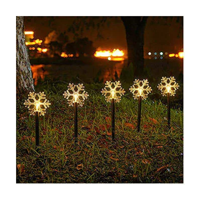  Natale Tree Star Outdoor festa Paesaggio Giardino Pathwa LED Luce solare