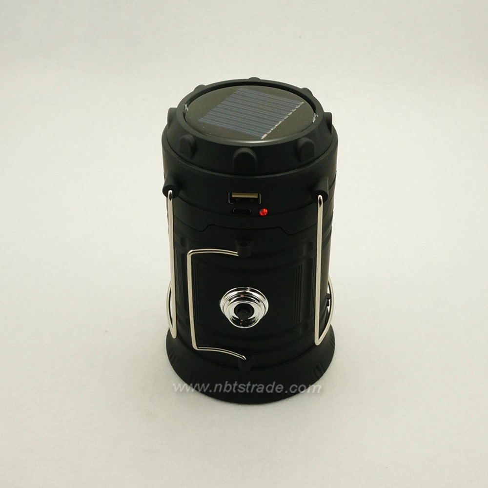 Solar &amp; USB Rechargeable Outdoor Camping Light and Torch