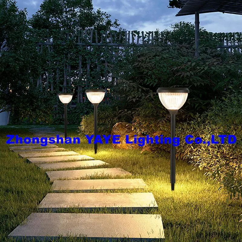 Yaye 2023 Hottest Sell Waterproof IP66 50W LED Garden Light Outdoor Solar Pathway Lights for Lawn/Patio/Yard/Walkway/Driveway with 1000PCS Stock