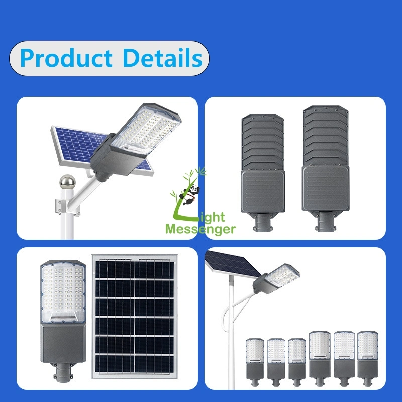 Light Messenger Solar Street Lights Outdoor High Lumen Dusk to Dawn Solar Parking Lot Flood Lights 500W 600W 800W 900W 1200W 1500W