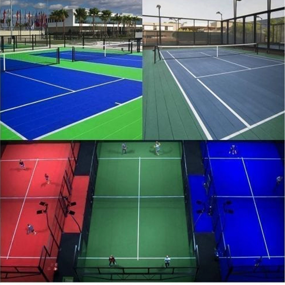 Portable Sports Court Netting Manufacturing Fencing for Football Pitch China Phillips LED Chips LED Light Tennis Padel Court