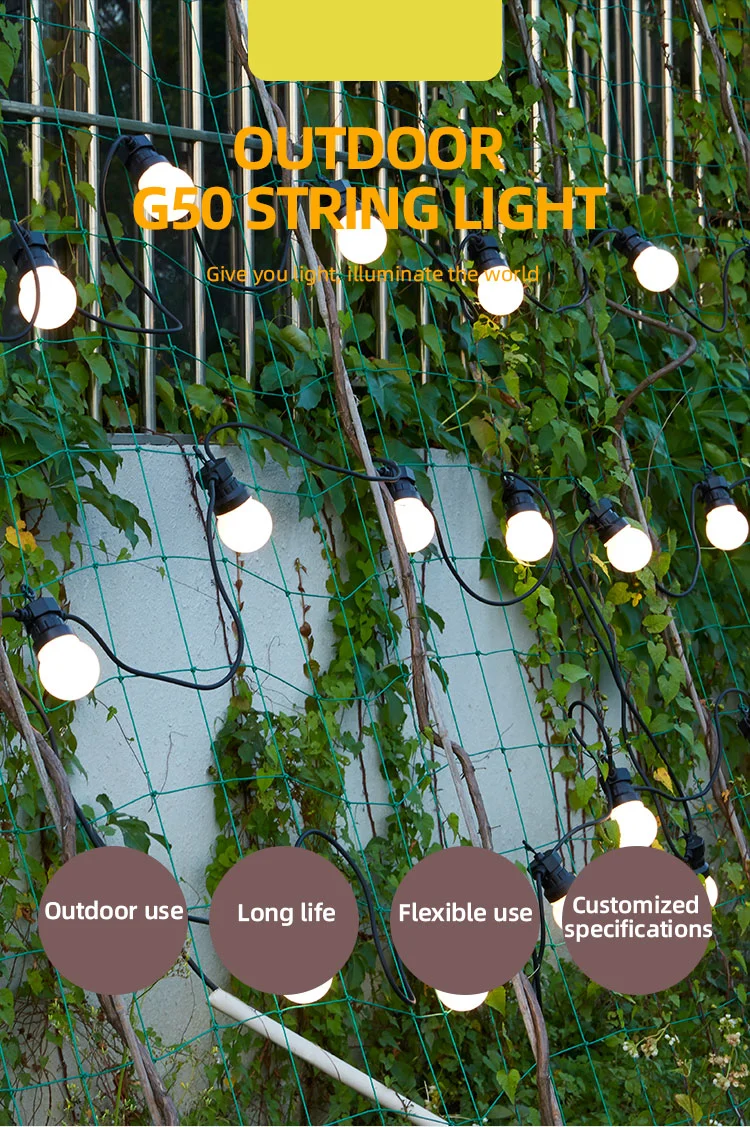 New Design Starry Decor String Lights Party Solar Waterproof String Light